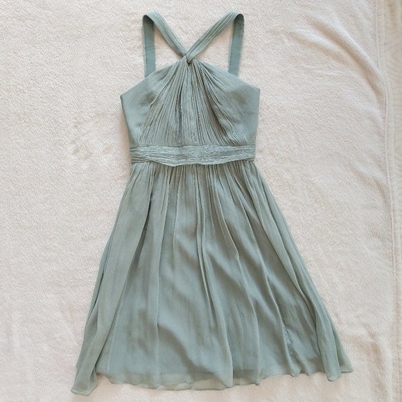 J. Crew Dresses & Skirts - J Crew Silk Chiffon Bridesmaid Cocktail Dress